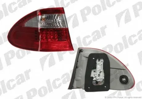 5016884E Фонарь задний POLCAR подбор по vin на Brocar