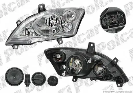 50N109H Фара основна POLCAR підбір по vin на Brocar