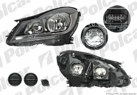 50D1091U Фара основна POLCAR підбір по vin на Brocar