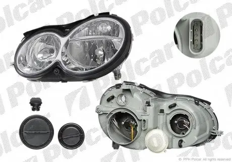 507110H Фара основная POLCAR подбор по vin на Brocar