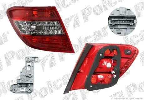 5070875X Ліхтар задній POLCAR підбір по vin на Brocar