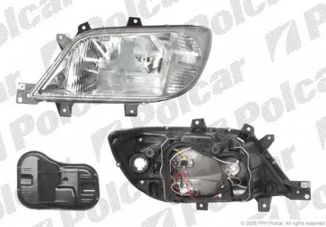 5063102E Фара основна POLCAR підбір по vin на Brocar