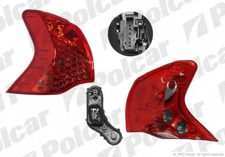 578087U Фонарь задний POLCAR підбір по vin на Brocar