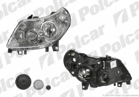 577010E Фара основна POLCAR підбір по vin на Brocar