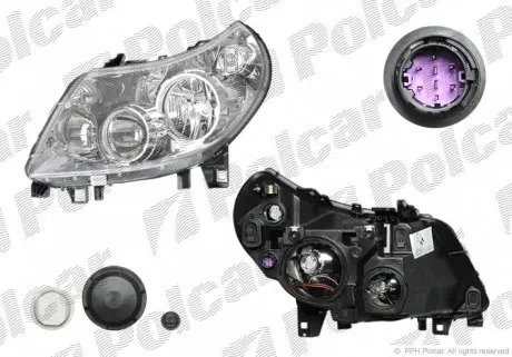5770092U Фара основна POLCAR підбір по vin на Brocar