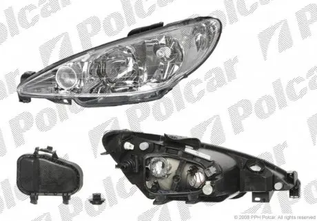 5723092E Фара основная POLCAR подбор по vin на Brocar