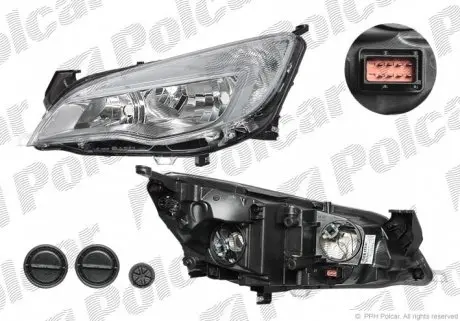 551110E Фара основная POLCAR подбор по vin на Brocar