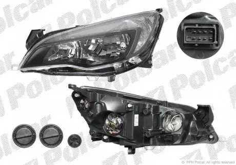 5511101E Фара основная POLCAR подбор по vin на Brocar