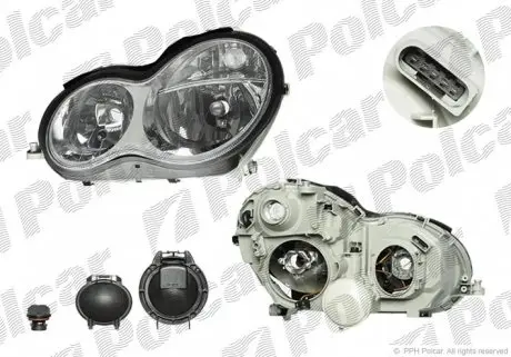5003095E Фара основна POLCAR підбір по vin на Brocar