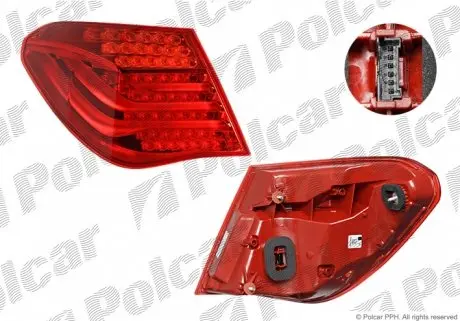 202587U Фонарь задний POLCAR подбор по vin на Brocar