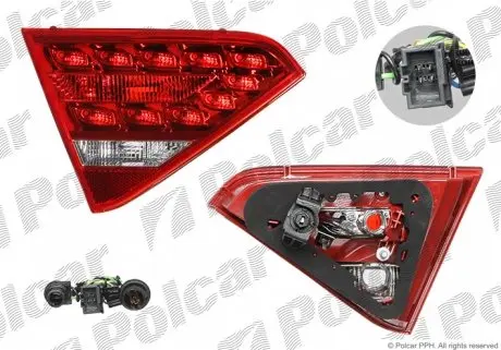 1355874U Фонарь задний POLCAR подбор по vin на Brocar