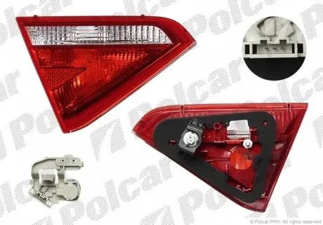 1355871U Ліхтар задній POLCAR підбір по vin на Brocar