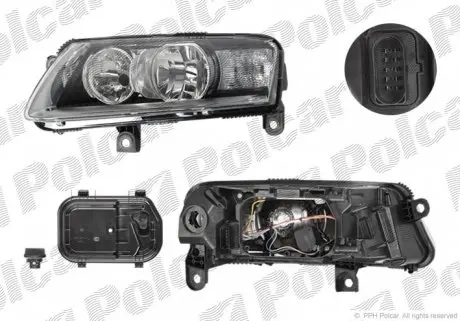 133909H Фара основна POLCAR підбір по vin на Brocar