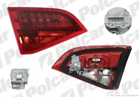1337874U Ліхтар задній POLCAR підбір по vin на Brocar