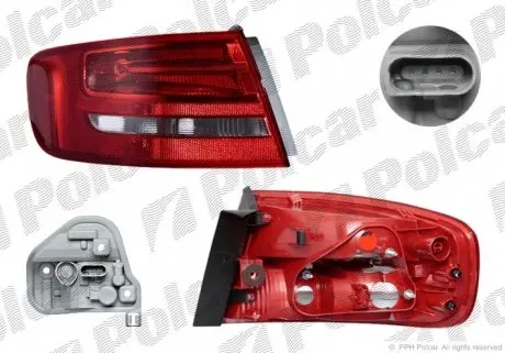 1337871S Ліхтар задній POLCAR підбір по vin на Brocar