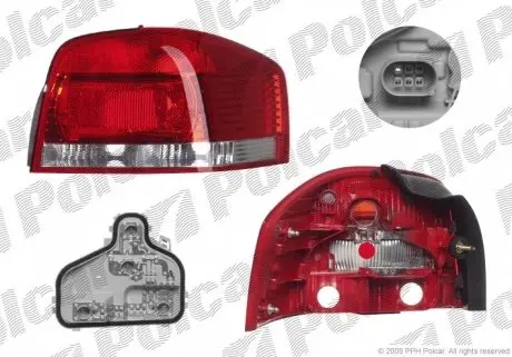 133188E Ліхтар задній POLCAR підбір по vin на Brocar