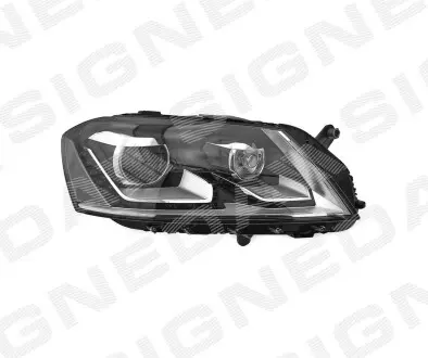 ZVW111130R Передня фара SIGNEDA підбір по vin на Brocar