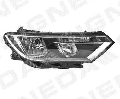 ZVW111231R Передня фара SIGNEDA підбір по vin на Brocar