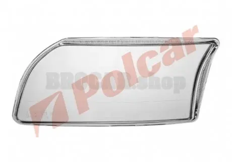 9080121E Скло фари POLCAR підбір по vin на Brocar
