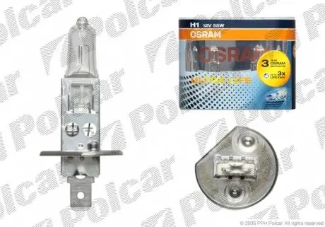 99ZB170A Лампочка H1 POLCAR підбір по vin на Brocar