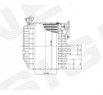 RI96758 Интеркулер SIGNEDA підбір по vin на Brocar
