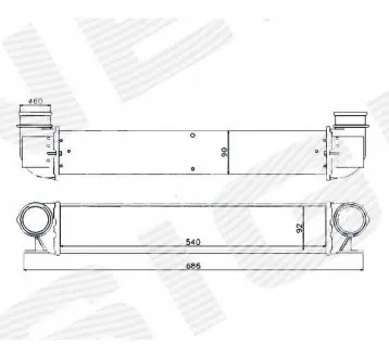 RI96726 Інтеркулер SIGNEDA підбір по vin на Brocar