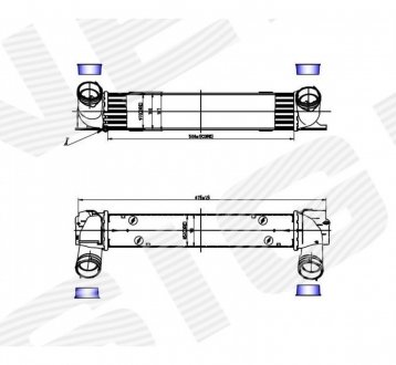 RI96725 Интеркулер SIGNEDA підбір по vin на Brocar