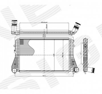 RI96568 Інтеркулер SIGNEDA підбір по vin на Brocar