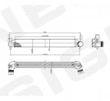 RI96566 Интеркулер SIGNEDA подбор по vin на Brocar