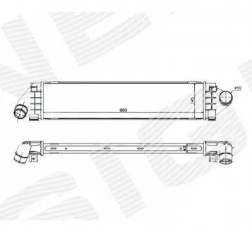 RI96560 Інтеркулер SIGNEDA підбір по vin на Brocar