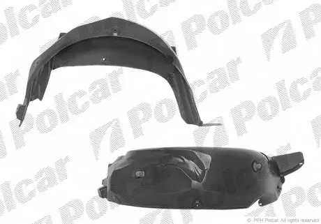 6062FL5 Підкрилок лівий POLCAR підбір по vin на Brocar