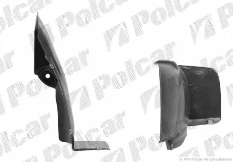 6060FL5 Підкрилок лівий POLCAR підбір по vin на Brocar