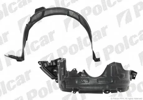 8103FP1Q Підкрилок правий POLCAR підбір по vin на Brocar