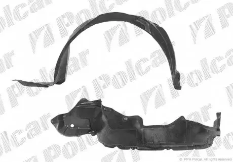 8117FP1 Підкрилок правий POLCAR підбір по vin на Brocar