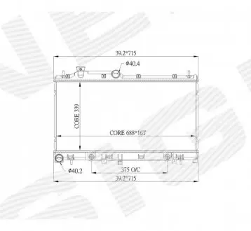 RA67714Q Радиатор SIGNEDA подбор по vin на Brocar