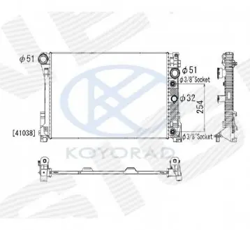 RA67161Q Радіатор SIGNEDA підбір по vin на Brocar