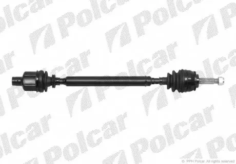 T78188A Піввісь POLCAR підбір по vin на Brocar
