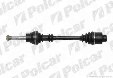 T78066 Полуось POLCAR подбор по vin на Brocar