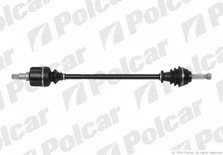 T58084 Полуось POLCAR подбор по vin на Brocar