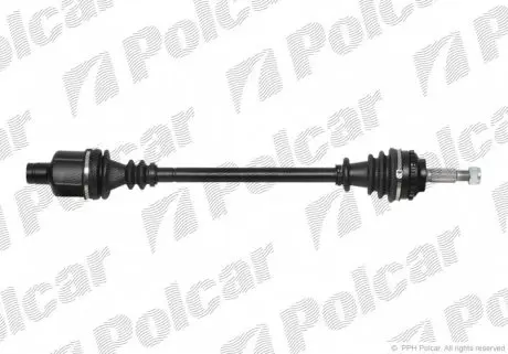 T49202A1 Піввісь POLCAR підбір по vin на Brocar