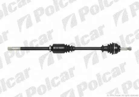 T49198 Піввісь POLCAR підбір по vin на Brocar