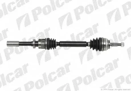 T49162A Піввісь POLCAR підбір по vin на Brocar