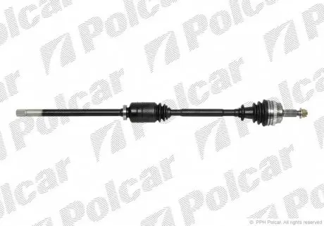 T49156A Піввісь POLCAR підбір по vin на Brocar