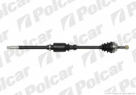 T39084 Піввісь POLCAR підбір по vin на Brocar