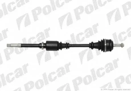T39060A Полуось POLCAR подбор по vin на Brocar