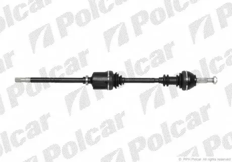 T39046 Піввісь POLCAR підбір по vin на Brocar