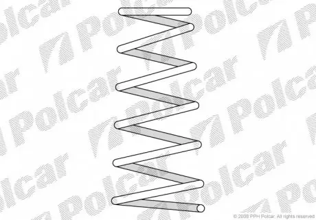 SU22073 Пружина POLCAR підбір по vin на Brocar