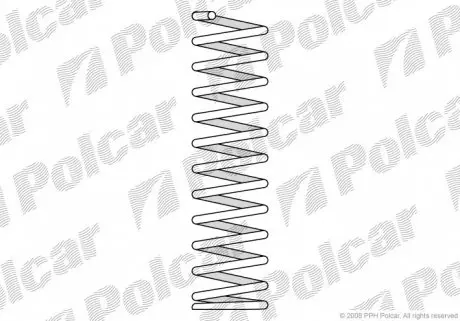 SU20085 Пружина POLCAR підбір по vin на Brocar