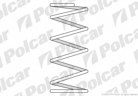 ST546112 Пружина POLCAR підбір по vin на Brocar