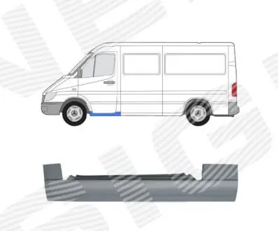 PBZ50640L Поріг SIGNEDA підбір по vin на Brocar